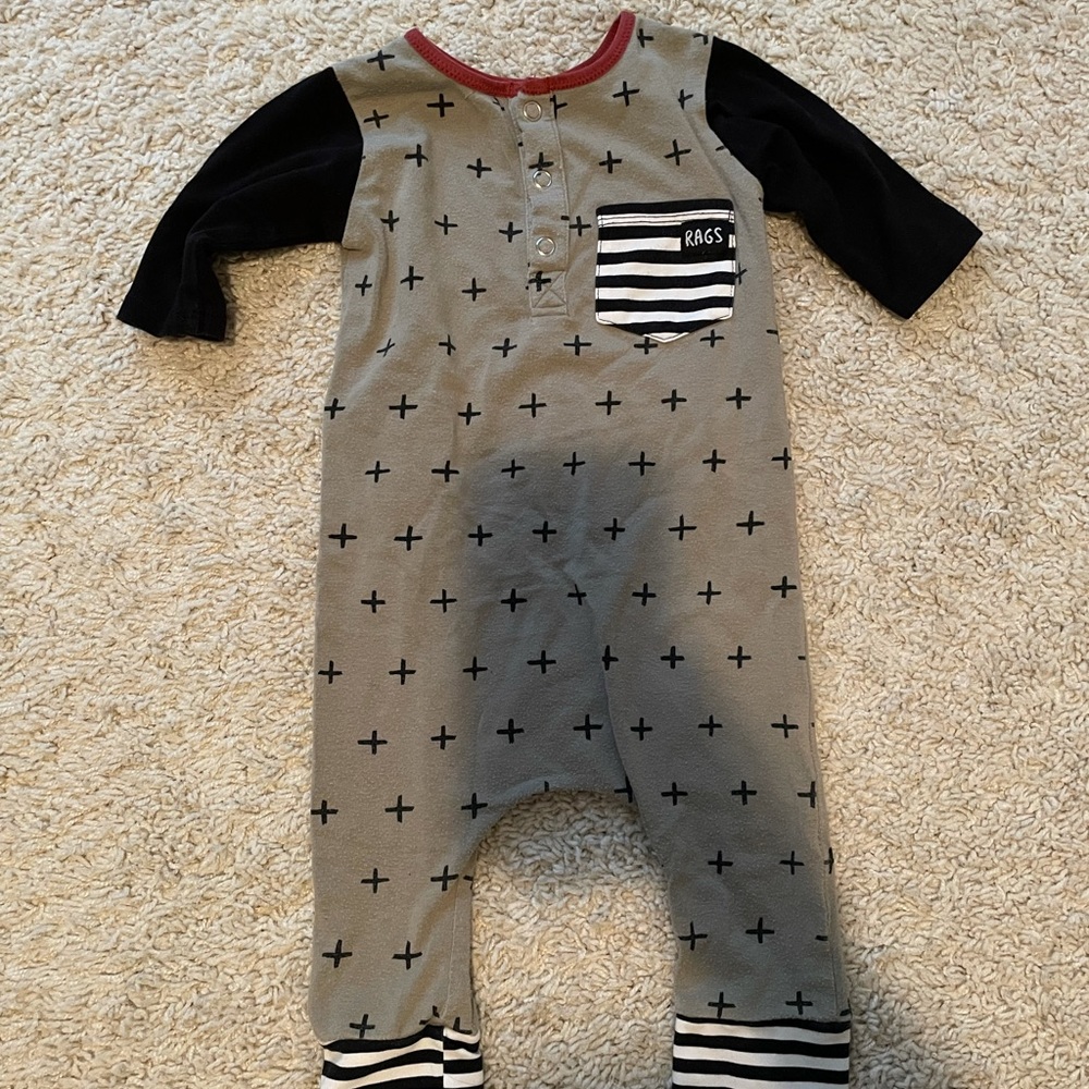 Rags To Raches romper, 12-18 month